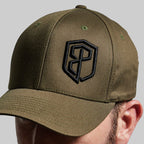 Logo FlexFit Hat - Tactical Green