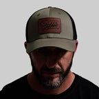 Outdoor Leather Patch FLEX Trucker Hat