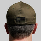 Logo FlexFit Hat - Tactical Green