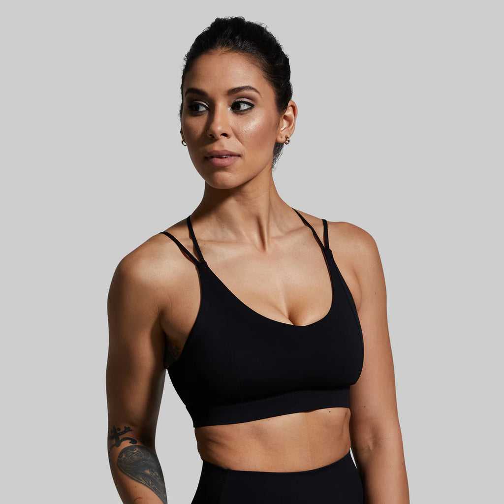 Exhale Sports Bra - Black