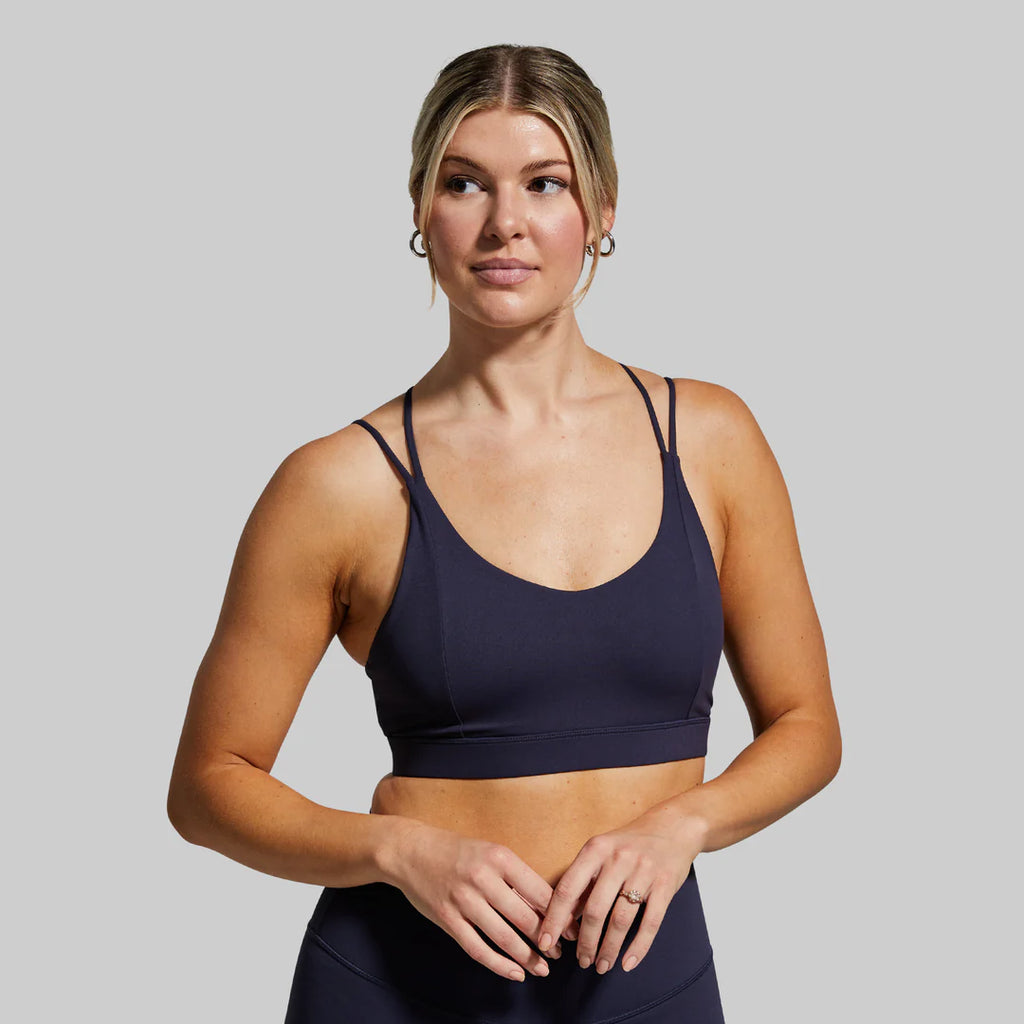 Exhale Sports Bra - Navy (Small - Medium - Large)