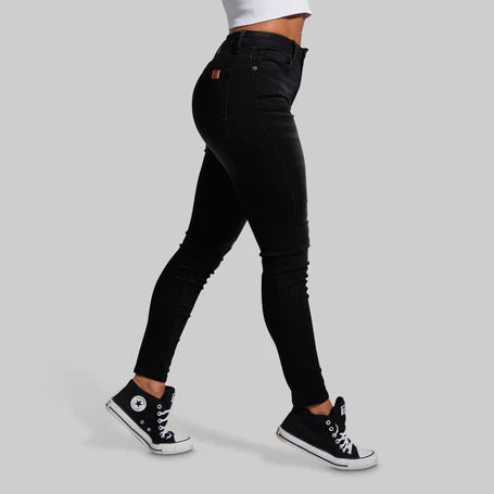 *Forpöntun* FLEX STRETCHY HIGH-RISE SKINNY JEAN
