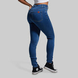 *Forpöntun* FLEX STRETCHY HIGH-RISE SKINNY JEAN