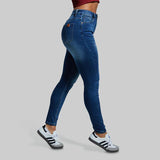 *Forpöntun* FLEX STRETCHY HIGH-RISE SKINNY JEAN