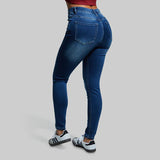 *Forpöntun* FLEX STRETCHY HIGH-RISE SKINNY JEAN