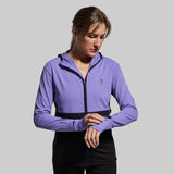 *Forpöntun* WOMEN'S PACE HOODED RUN TOP