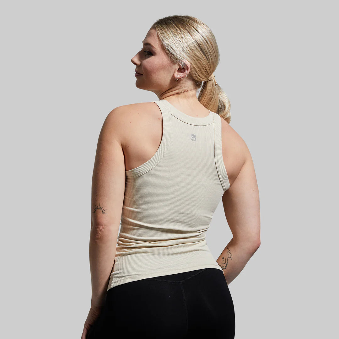 Day To Day Ribbed Tank - Oatmeal