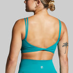 *Outlet* Don't Get It Twisted Sports Bra - Emerald