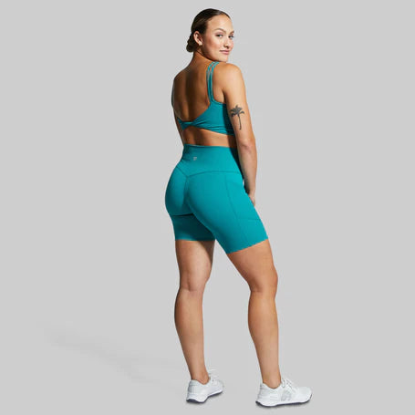 Don't Get It Twisted Sports Bra - Emerald (Small)