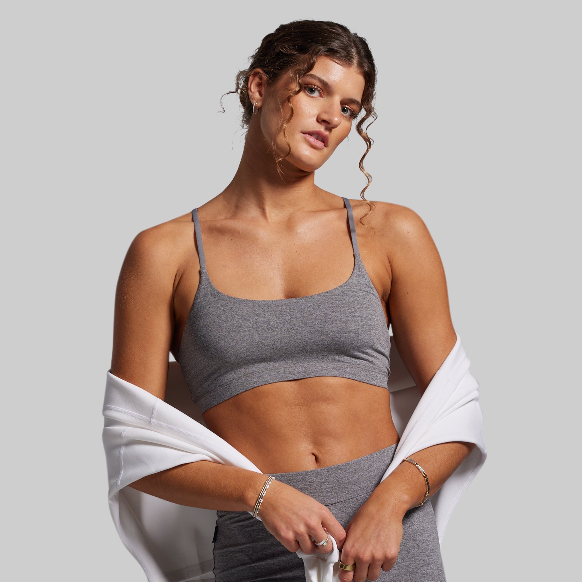 *Forpöntun* BP Premium Basic Lounge Bra - Heather Grey
