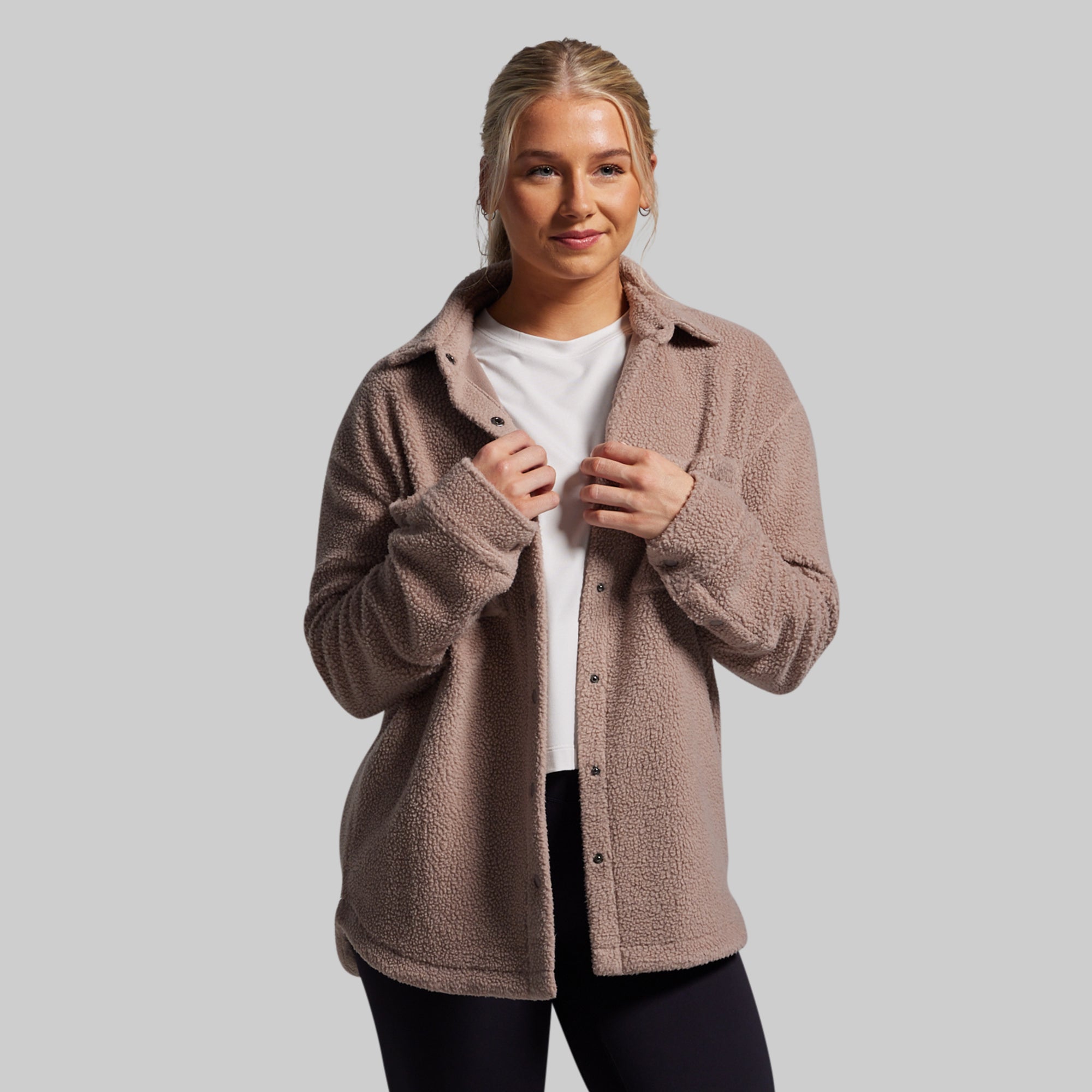 *Forpöntun* Between the Lines Fleece Jacket - Java