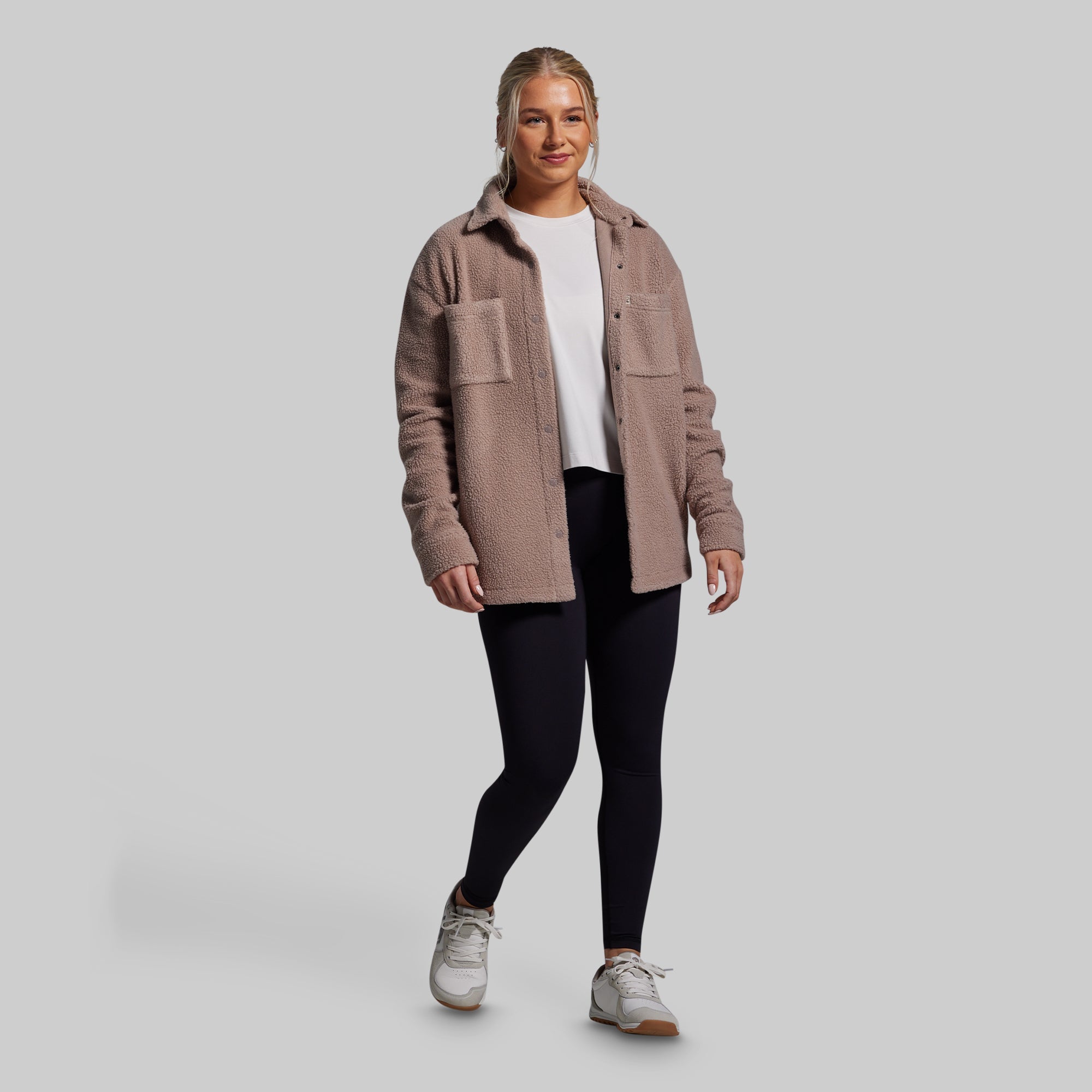 *Forpöntun* Between the Lines Fleece Jacket - Java