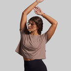 *Forpöntun* BP Premium Basic Crop Tee - Java