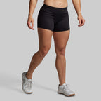 *Forpöntun* Double Take Booty Short - Black