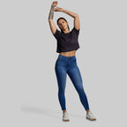 *Forpöntun* BP Premium Basic Crop Tee - Black