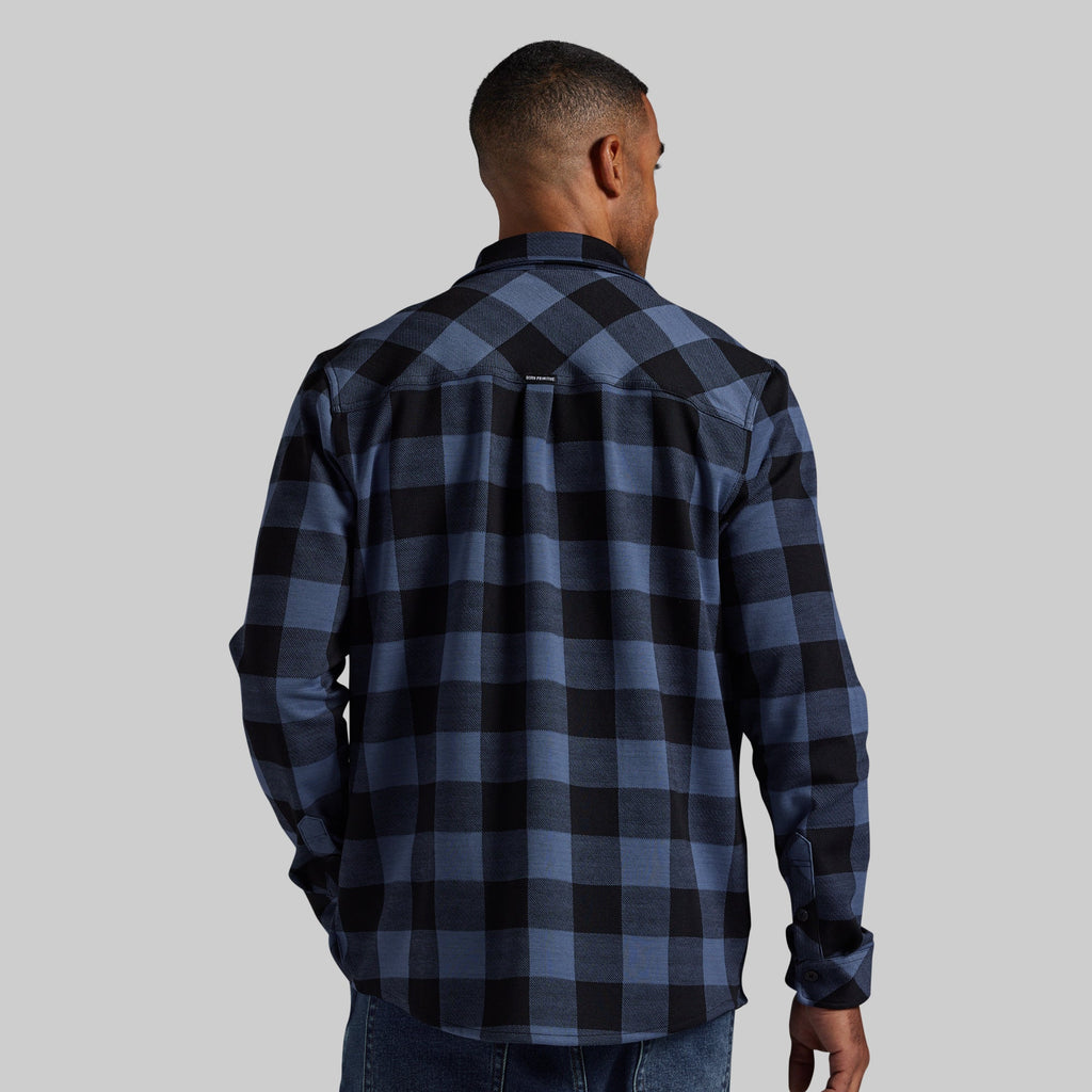 BP Woodsman Stretchy Flannel - Midnight Check