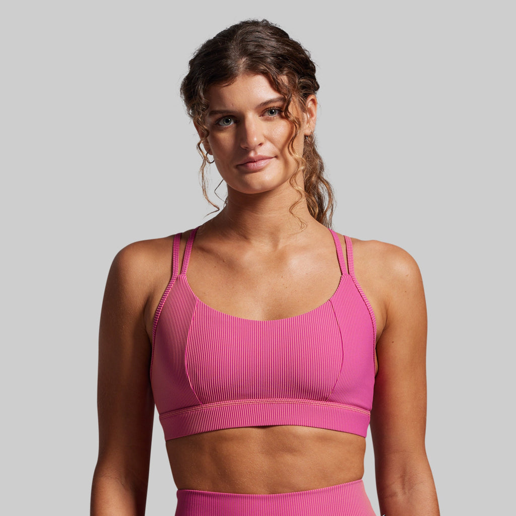 *Forpöntun* Lotus Sports Bra - Fuchsia Prism