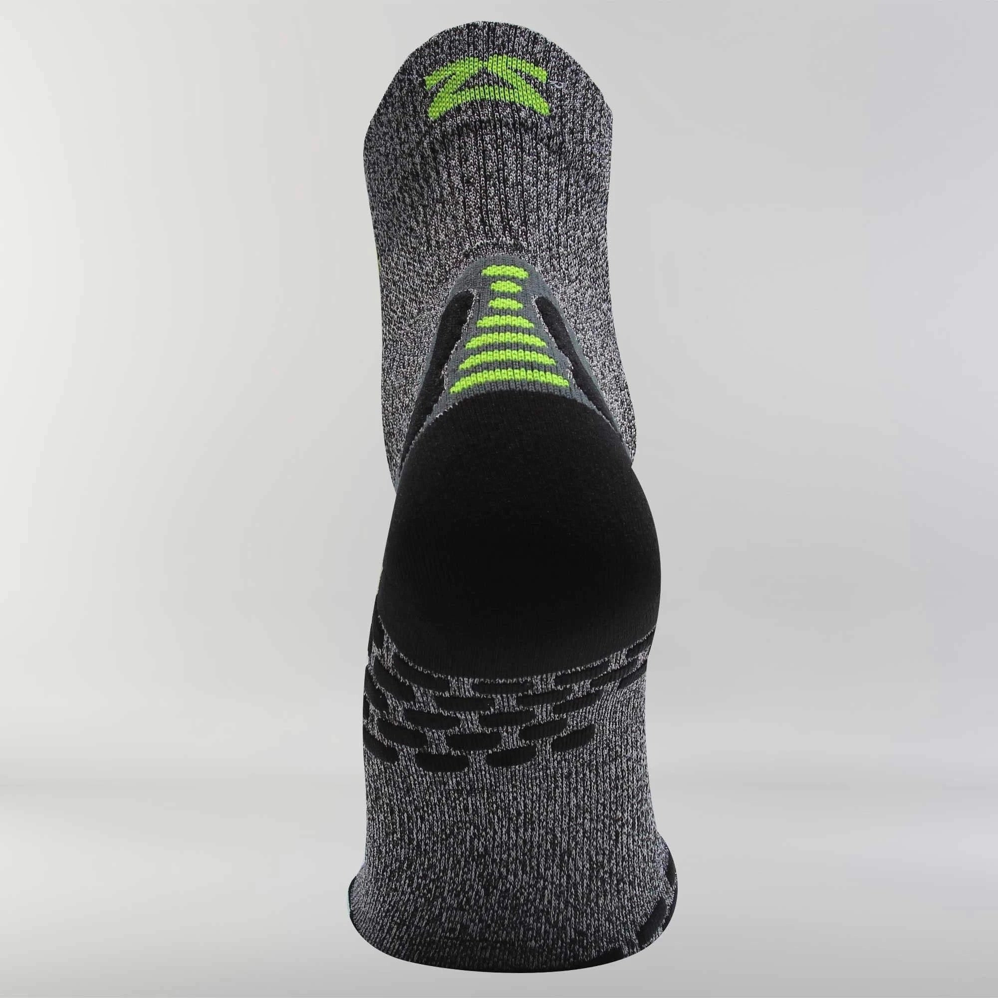 *Outlet* 3D Dotted Running Socks - Heather Grey