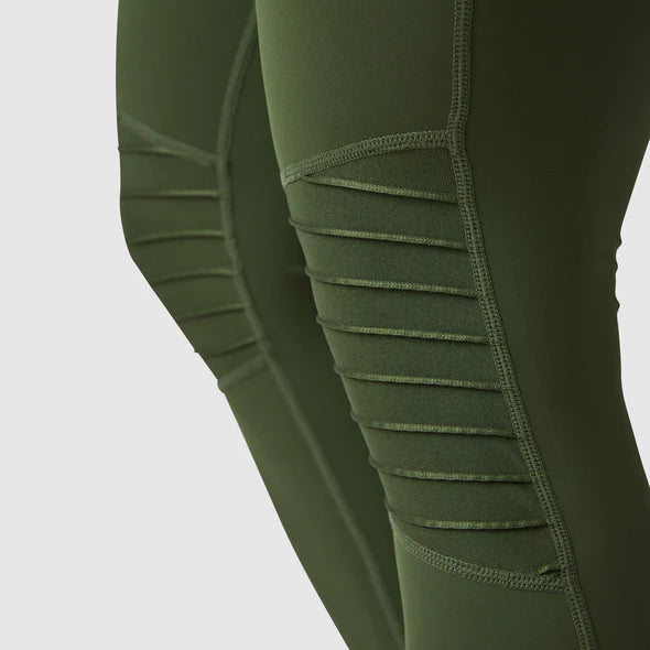 Pleated Moto Leggings