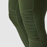 Pleated Moto Leggings