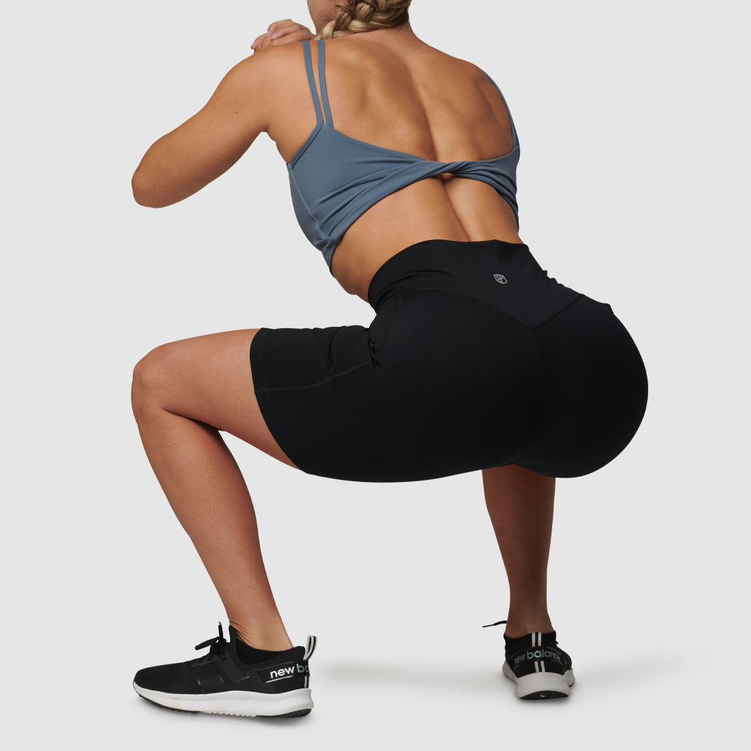 Tempo Biker Shorts - Black