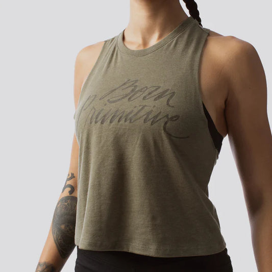 Brand Calligraphy Elevate Crop