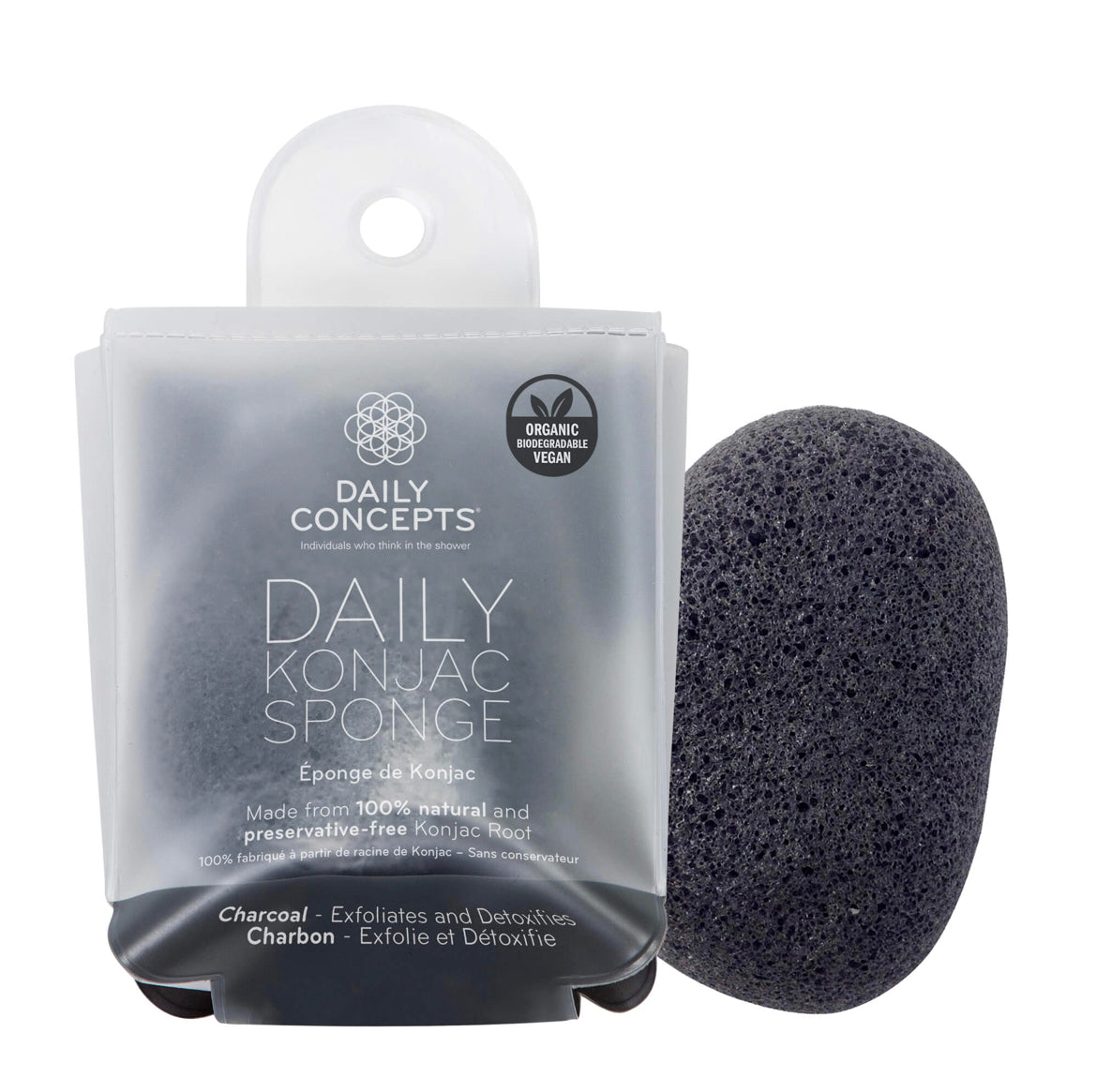 Daily Konjac Sponge - Charcoal