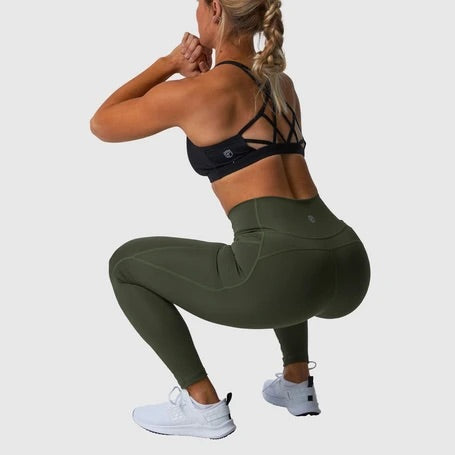 *Outlet* Rise Leggings - Tactical Green