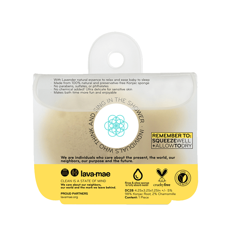 Your Baby's Konjac Sponge - Chamomille