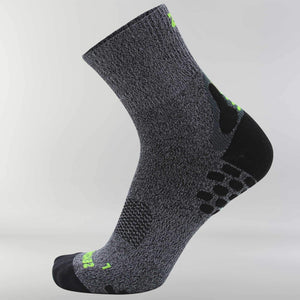 3D Dotted Running Socks - Heather Grey