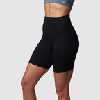 Born Primitive Tempo Biker Shorts Svartar (20 cm sídd)