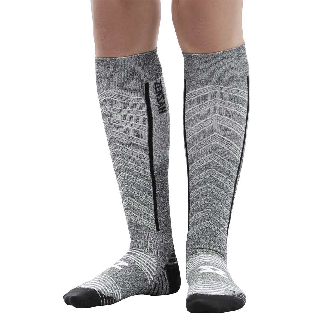 Featherweight Compression Socks - Heather Grey