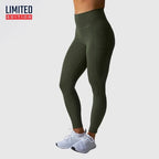 *Outlet* Rise Leggings - Tactical Green