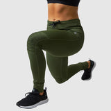 Pleated Moto Leggings