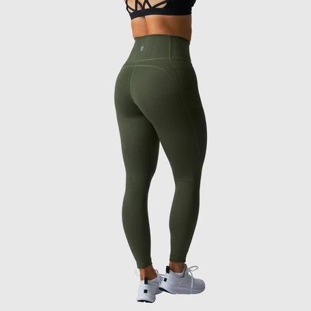*Outlet* Rise Leggings - Tactical Green