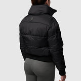 *Forpöntun* WARM RUSH CROPPED PUFFER JACKET