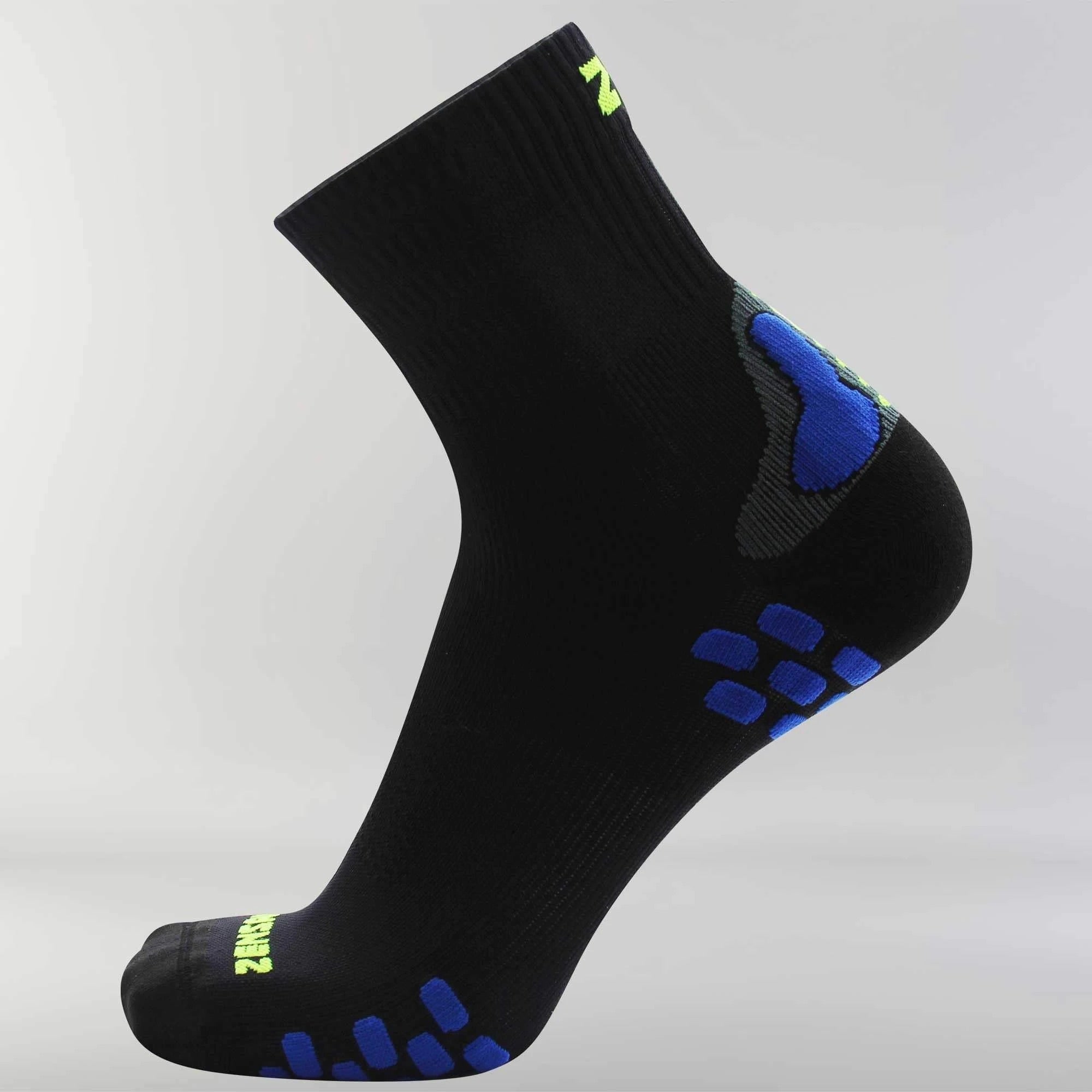 *Outlet* 3D Dotted Running Socks - Black