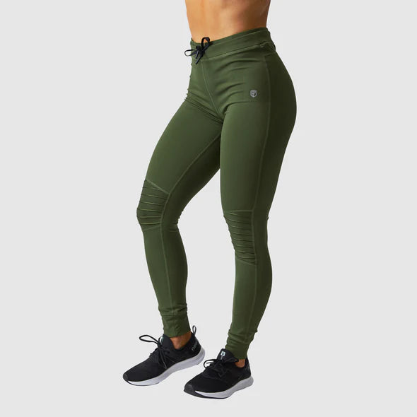 Pleated Moto Leggings