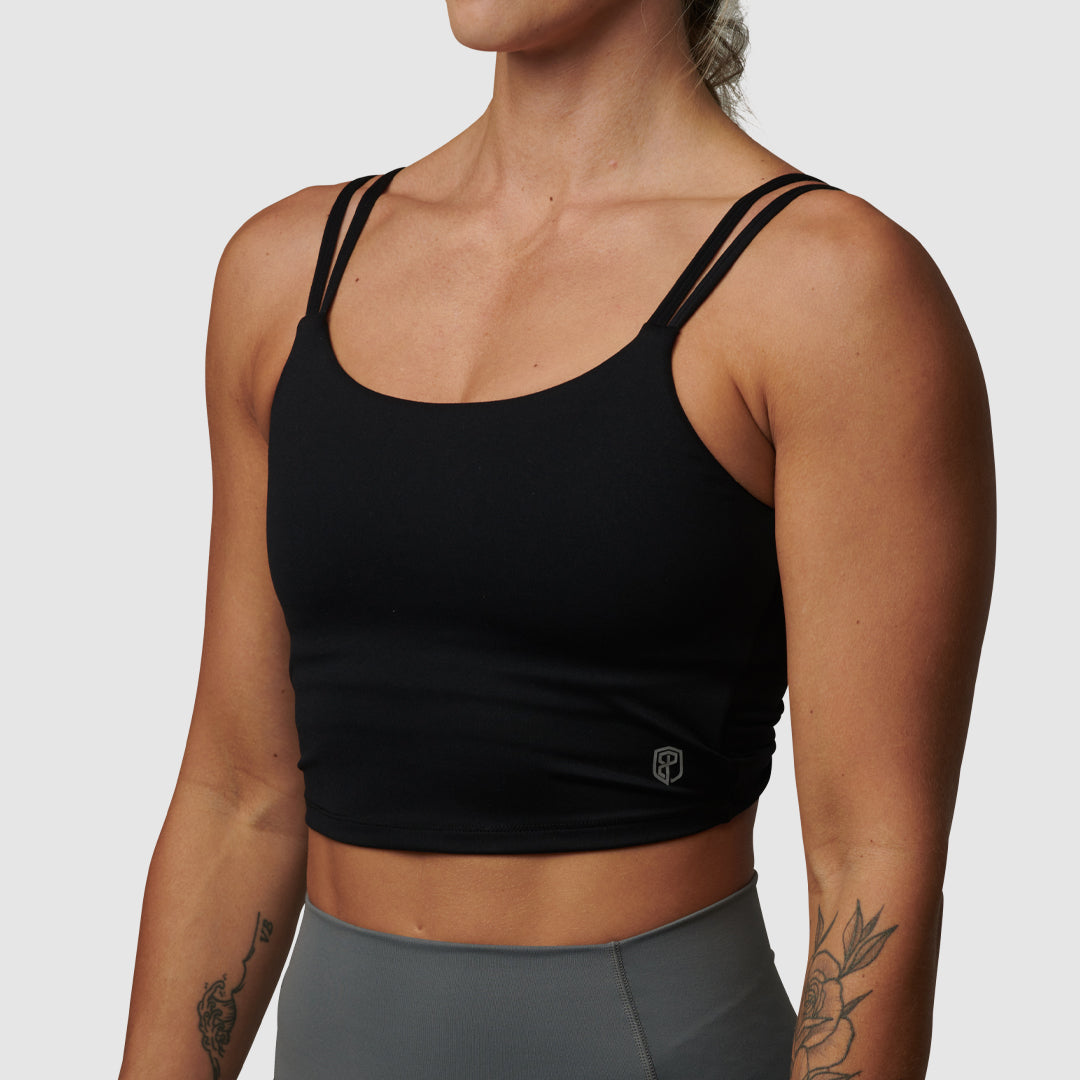Don't Get It Twisted Sports Bra - Black