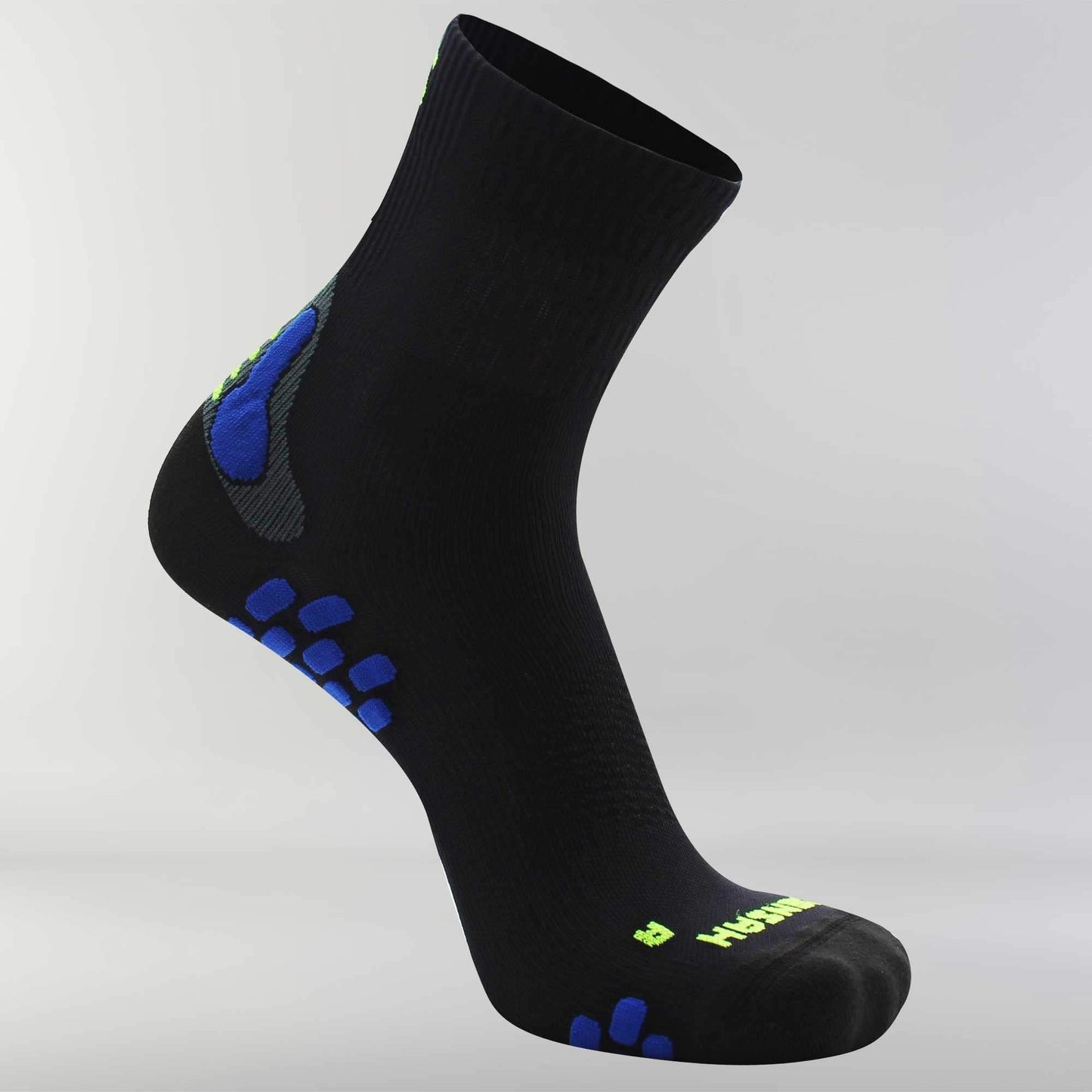 3D Dotted Running Socks - Black